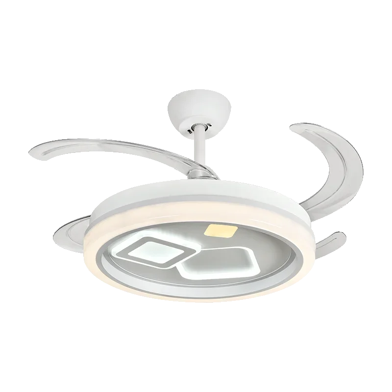 Afralia™ Smart Ceiling Fan Light with Remote Control | Slient Design & LED | Dining Room Ready