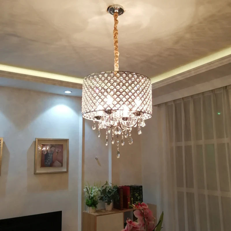 Afralia™ Crystal Ceiling Chandelier: Elegant Ceiling Light Fixtures for Home Décor