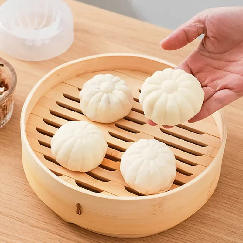 Afralia™ Baozi Mold DIY Dumpling Maker Kitchen Baking Tool Bun Making Mould