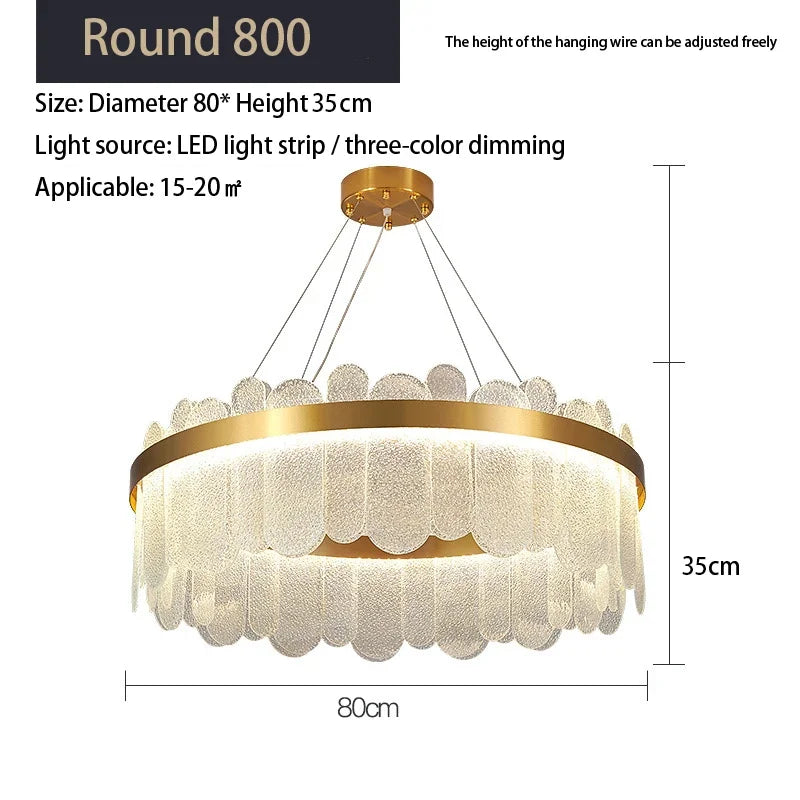 Afralia™ Crystal LED Chandelier: Elegant Ceiling Lighting for Living Room, Bedroom, Hotel