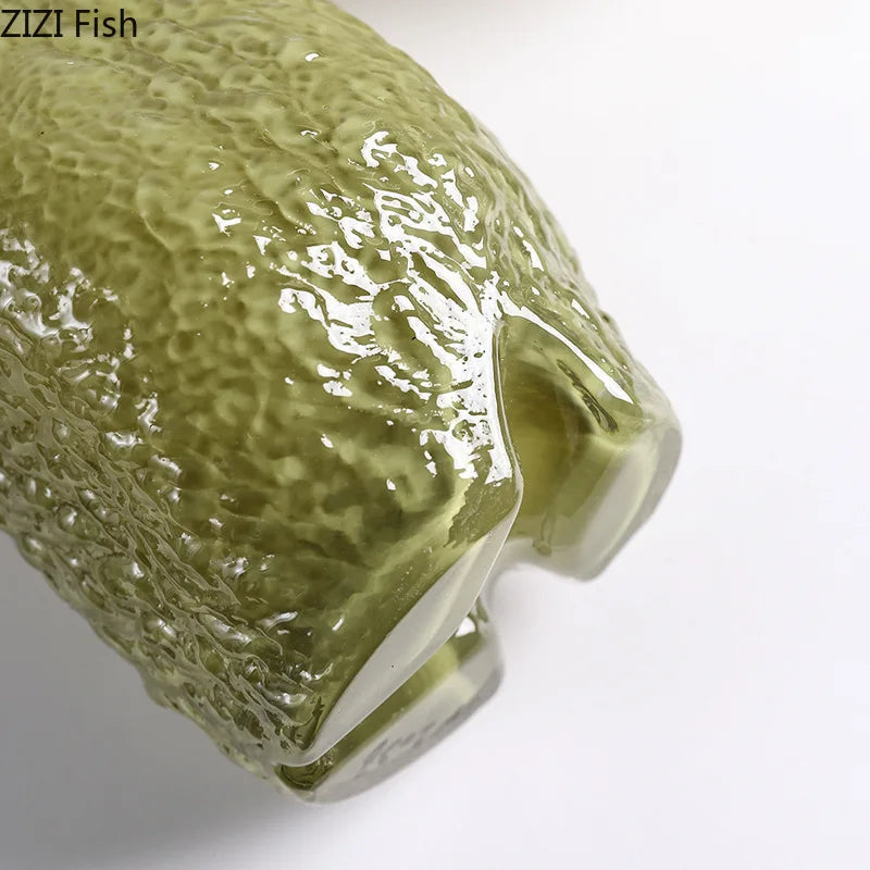 Afralia™ Ripple Glass Vase: Hydroponics Plant Pots Table Decoration Room Aesthetic Decor