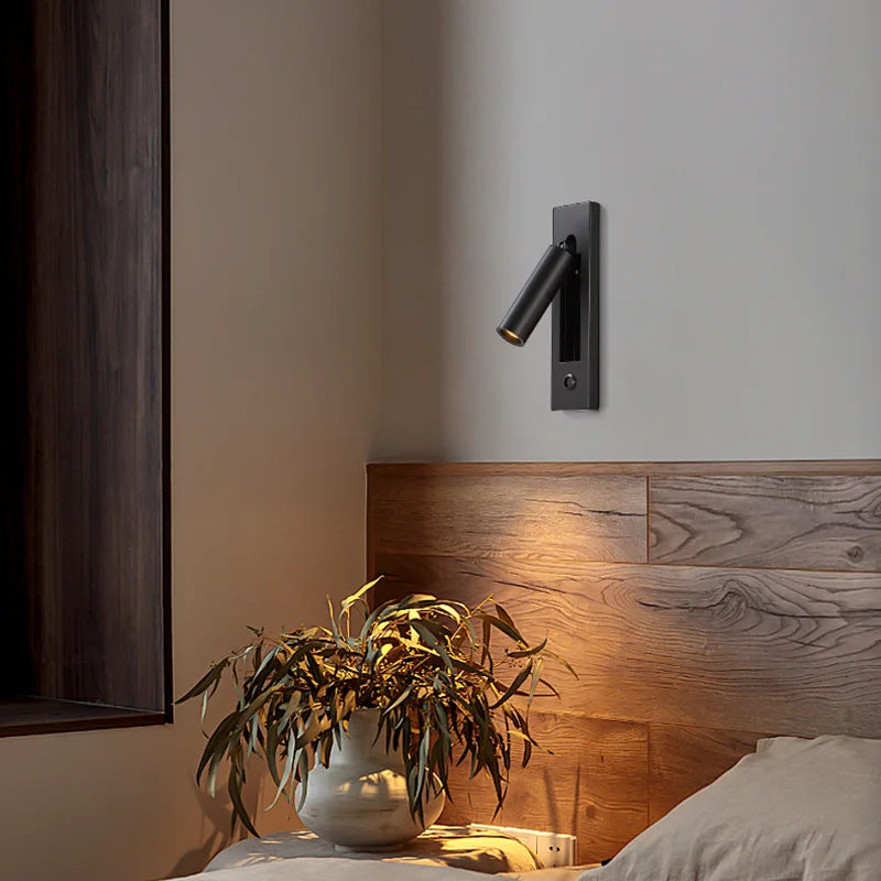 Afralia™ 3W LED Mounted Headboard Wall Light for Bedroom and Hotel