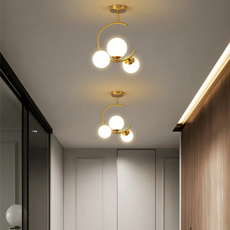 Afralia™ Glass Ball Chandeliers: Modern Nordic Design for Home Decor & Kitchen Lighting
