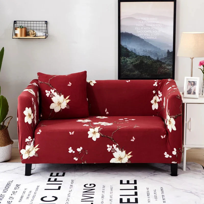 Afralia™ Stretch Sofa Cover Slipcover Protector for Print Seater Couch.