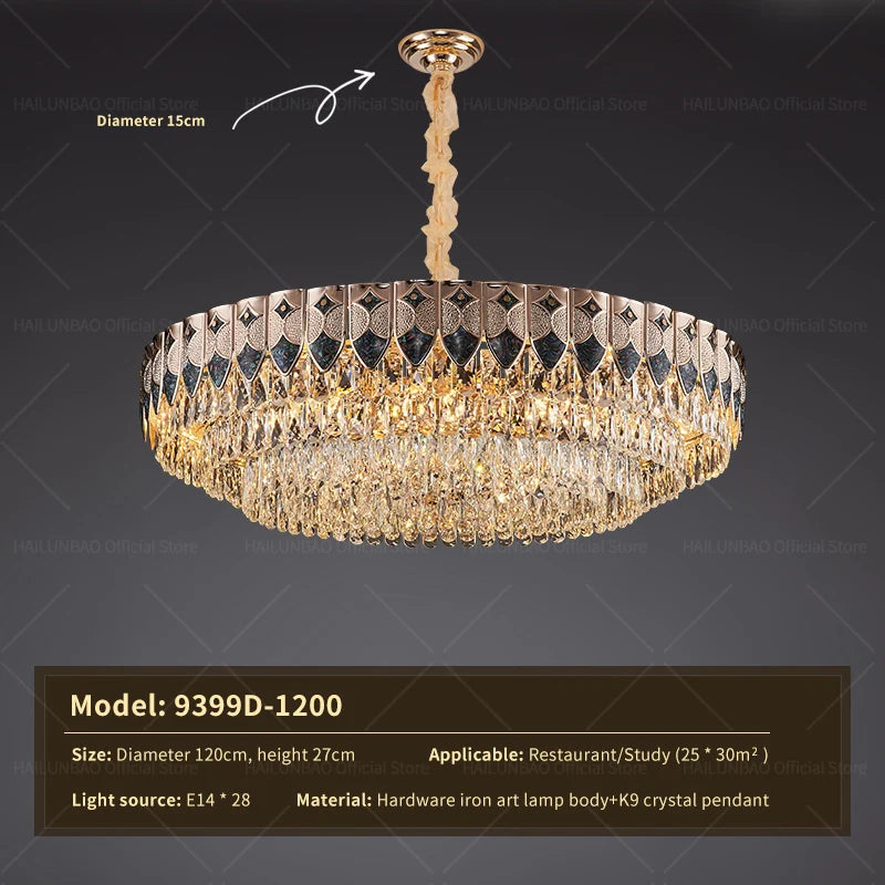 Afralia™ Crystal Chandelier: Modern Luxury for Living Room, Bedroom, Dining Room