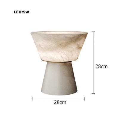 Afralia™ Marble Element Table Lamp - Indoor Desk Light for Bedroom, Study & Home Decor