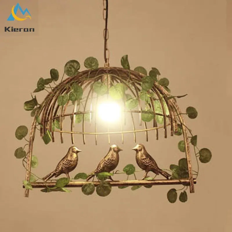 Afralia™ Birdcage LED Chandelier: Modern Resin Pendant Lights for Bedroom, Living Room, and Restaurant