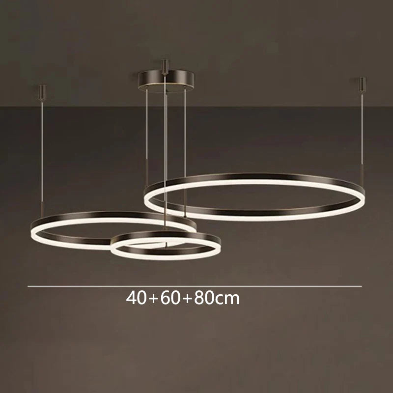 Afralia™ Modern LED Pendant Chandeliers for Indoor Lighting by Afralia