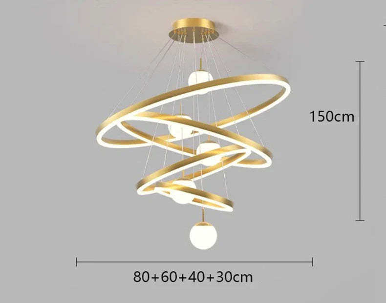 Afralia™ Modern LED Branch Chandelier for Living Room, Staircase, and Entrance Hall