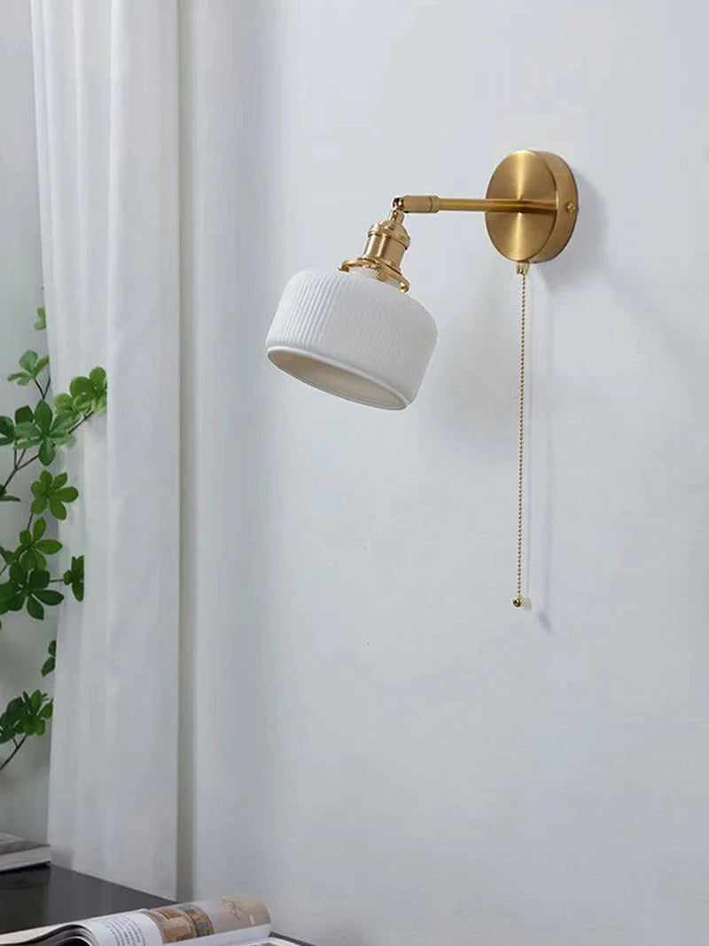 Afralia™ Minimalist Indoor LED Sconce Lamp for Bedroom and Living Room