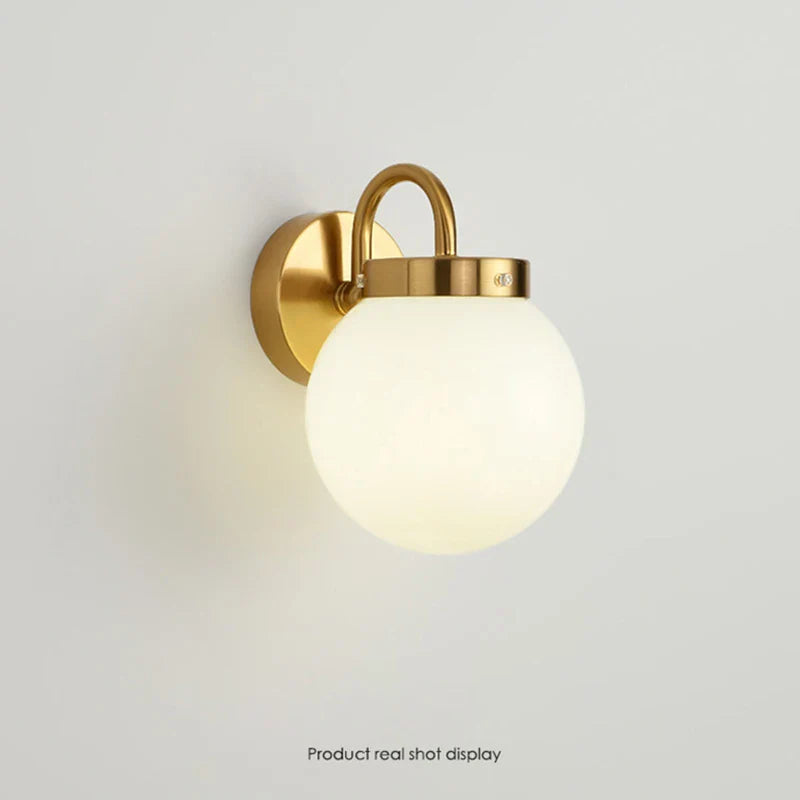 Nordic Glass LED Wall Lamp for Bedroom, Hotel, Living Room - Afralia™