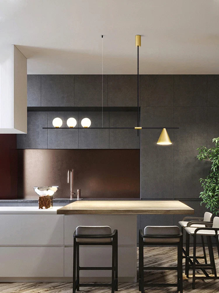 Afralia™ Modern LED Chandeliers: Nordic Minimalist Pendant Lights for Dining Room, Living Room, Kitchen