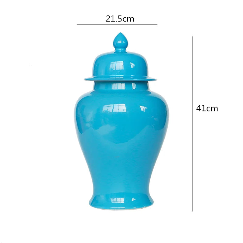 Afralia™ Chinese Retro Handcrafted General Jar Vase for Home Decor & Storage