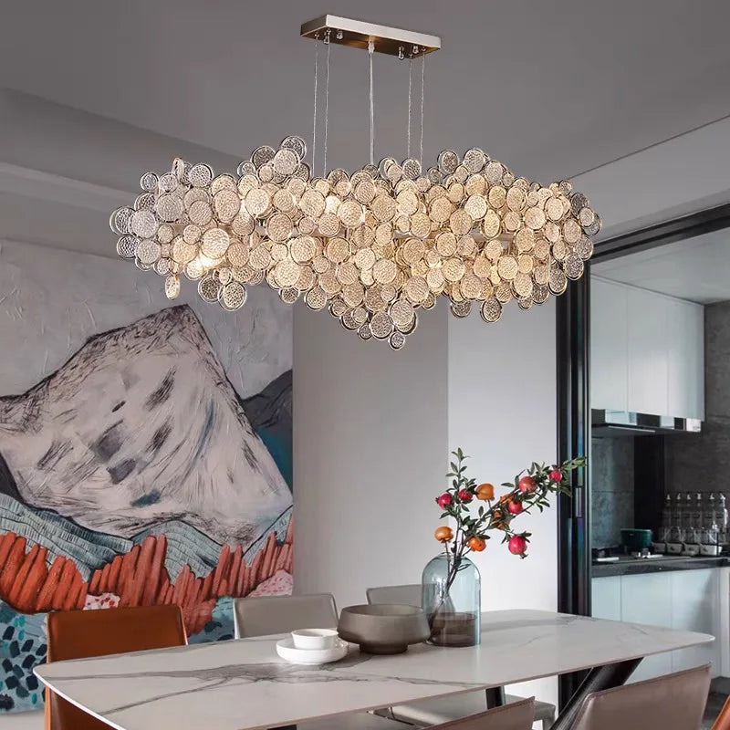 Afralia™ Modern Designer Villa Ceiling Chandelier 2024 for Living Dining Bedroom.