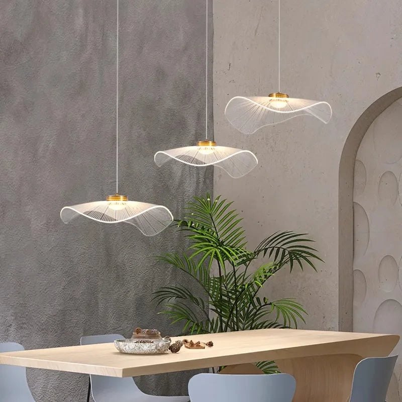 Afralia™ Modern Hanging Chandelier LED Pendant Light for Indoor Dining and Living Room