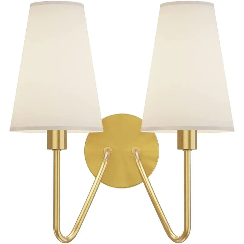Afralia™ Vintage Chandelier Kitchen Island Lighting Classic Fabric Lampshade Polished Gold/Black