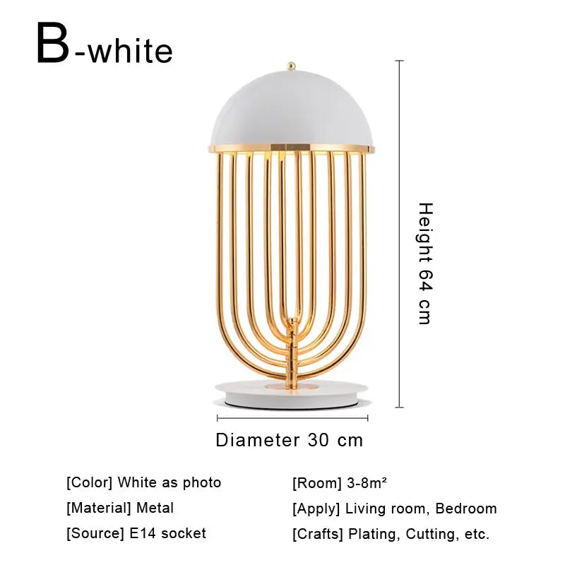 Afralia™ Nordic Fabric Table Lamp - Modern Home Desk Light Fixture