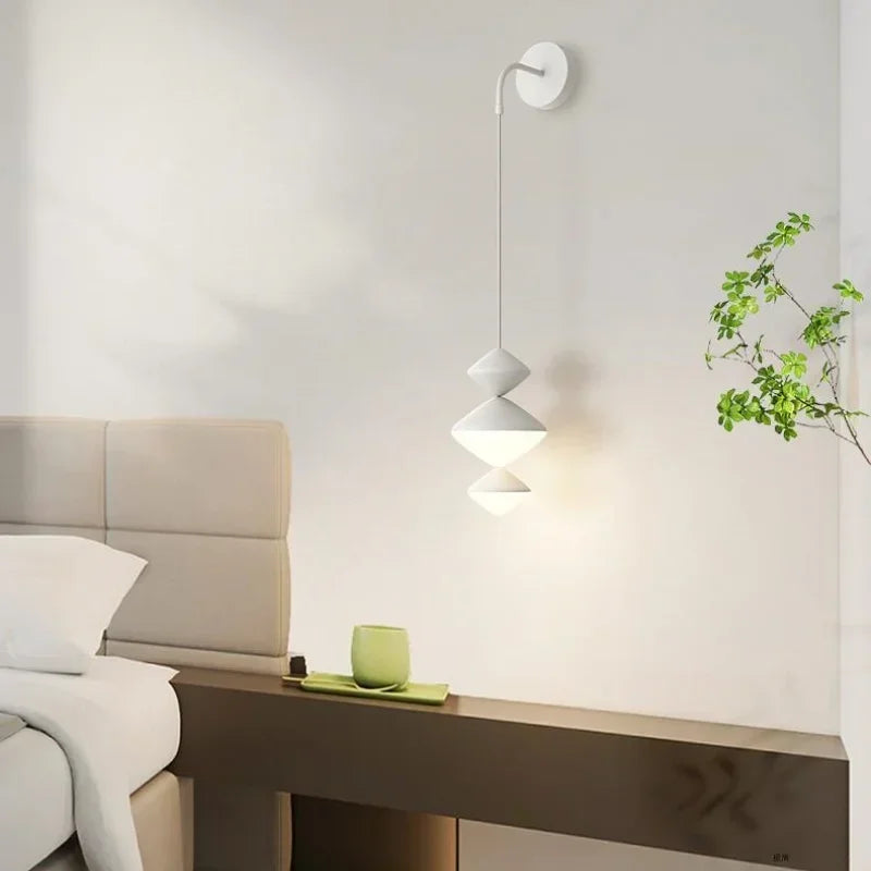 Afralia™ Modern Minimalist LED Pendant Lights Bedroom Study Wall Lamp Living Room Indoor Fixture
