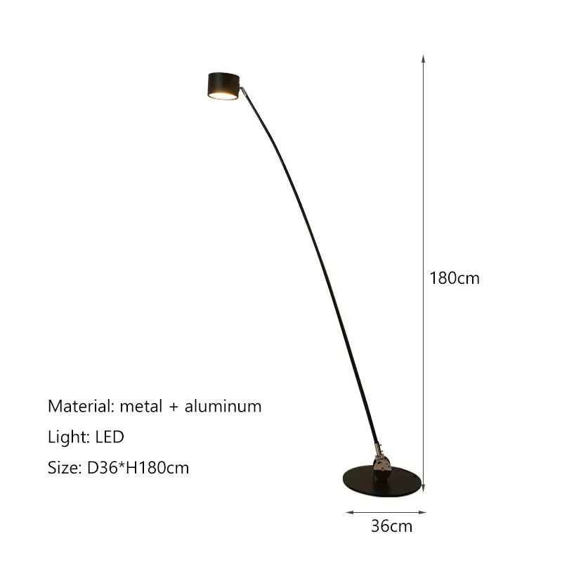 Afralia™ Nordic Design LED Floor Lamp for Home Decor Lighting
