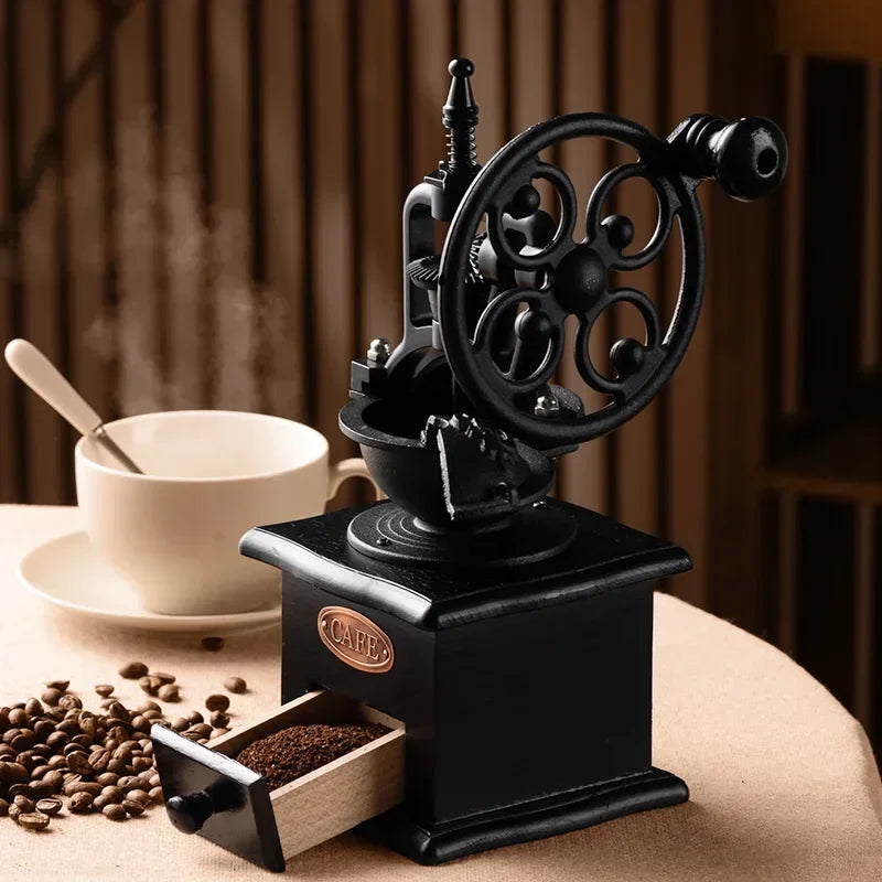 Afralia™ Ferris Wheel Coffee Grinder with Ceramic Grinding Core for Safe & Professional Grinding