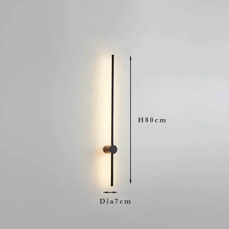 Afralia™ Modern Slim Wall Sconce & Ceiling Light for Bedroom Living Room