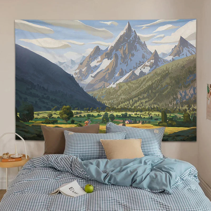 Afralia™ Nordic Ins Style Hanging Cloth Tapestry for Home Decor