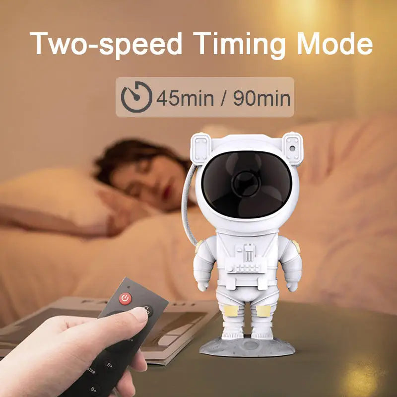 Afralia™ Astronaut Star Night Light Projector for Kids Bedroom - Starry Galaxy Projection Toy