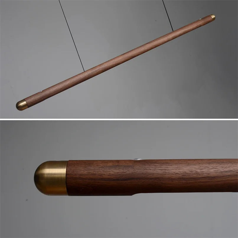 Afralia™ Wood Pendant Light: Modern Kitchen Dining Lamp, Office Chandelier, Island Ceiling Fixture