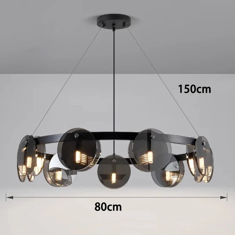 Afralia™ Modern LED Pendant Light Chandeliers for Living Room Dining Room Indoor Lighting