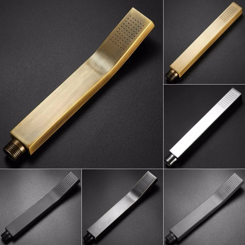 Afralia™ Antique Bathroom Handheld Shower Head | High Pressure Rainfall Nozzle Save Water