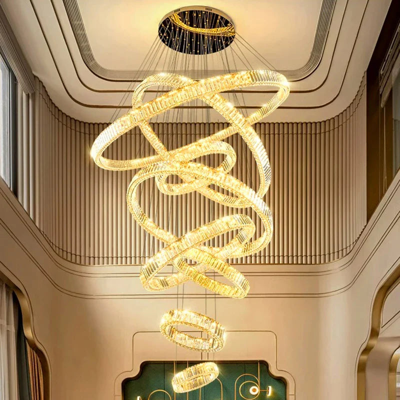 Afralia™ LED Chandelier for Modern Bedroom Living Room Decor Lighting