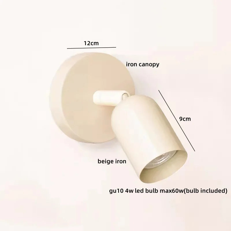 Afralia™ LED Wall Sconce Pull Chain Switch Cream Style Stair Light Fixture