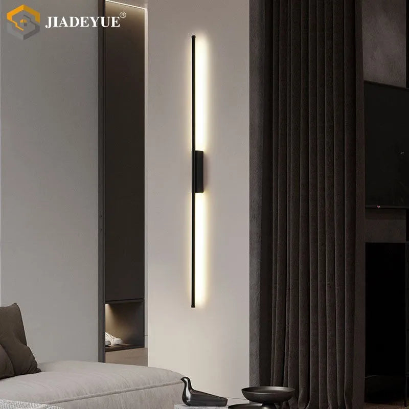 Afralia™ LED Strip Wall Lamp for Living Room Bedroom TV Background Wall