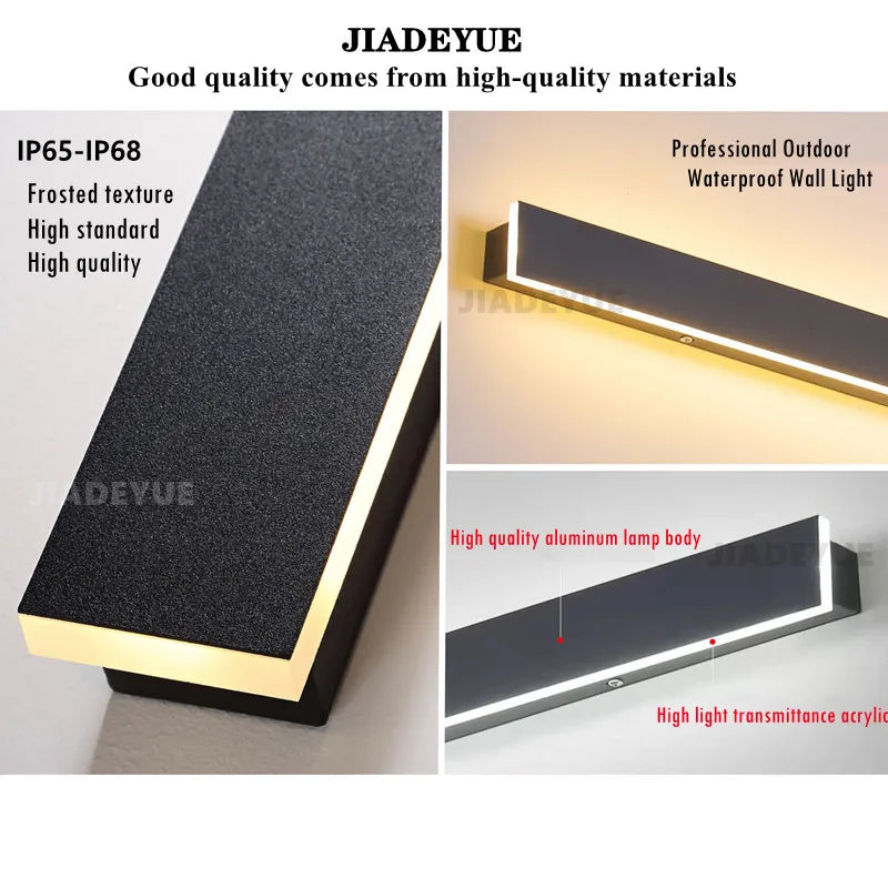 Afralia™ Waterproof LED Wall Light for Outdoor & Indoor Garden, Balcony, Bedroom & Living Room