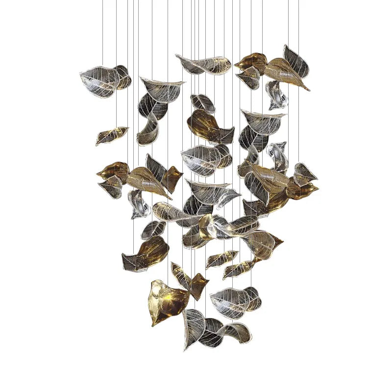 Afralia™ Luxury LED Chandelier: Modern Hall Duplex Hotel Lobby Pendant Light