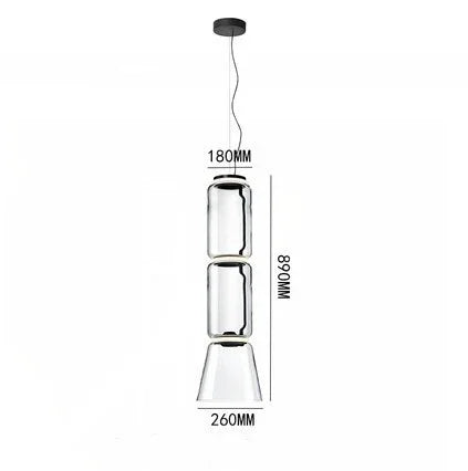 Afralia™ Noctambule Pendant Lamp: Modern Italian Design for Living Room, Staircase, Bar, Loft
