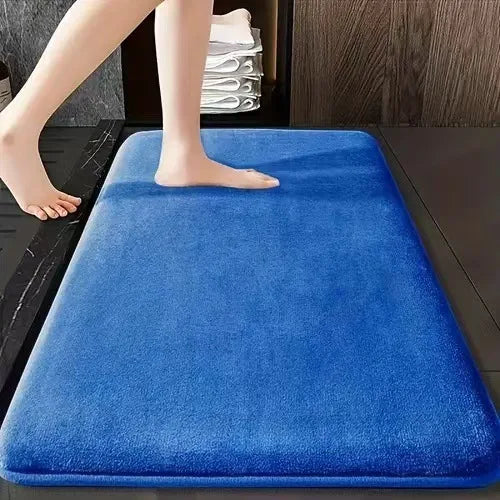Afralia™ Super Absorbent Coral Velvet Bathroom Floor Mat