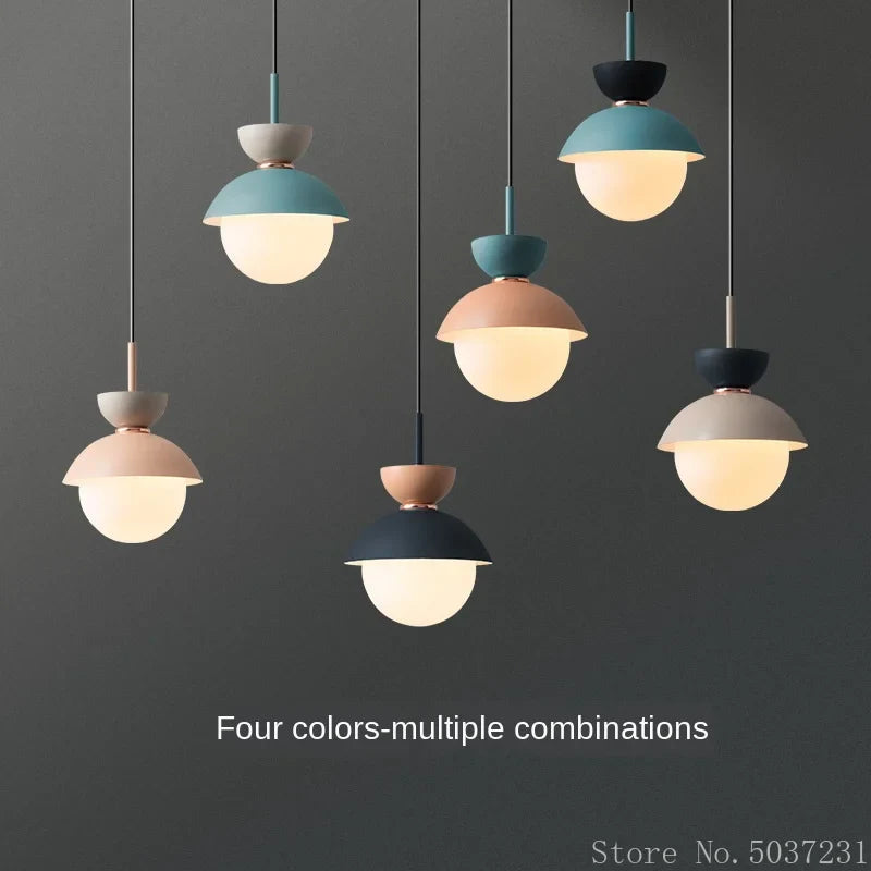 Afralia™ Macarone Bedside Pendant Light - Modern Nordic Decorative Lamp
