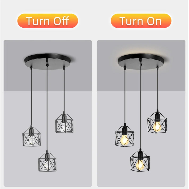 Afralia™ LED Ceiling Lamp - Modern Hanging Light Fixture for Kitchen Dining Room