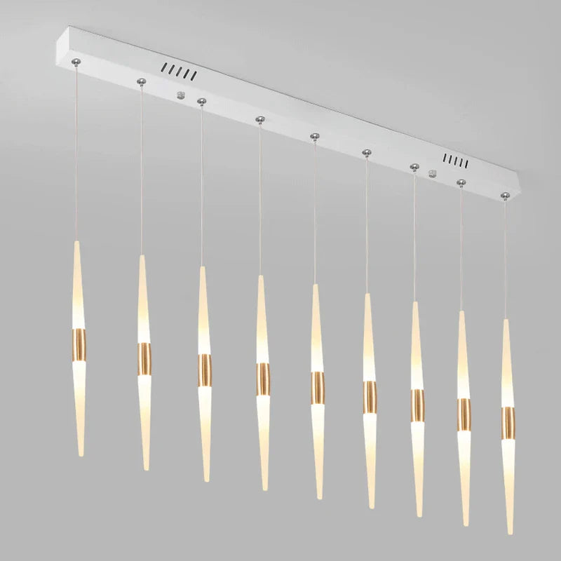 Afralia™ Long Chandelier LED Pendant Lamps for Home Lighting in Various Rooms