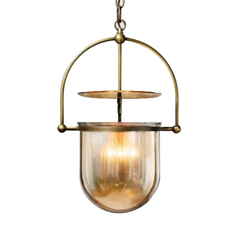 Afralia™ Glass Pendant Light: Vintage Scandinavian Ceiling Lamp for Dining Room, Bar, Bedroom