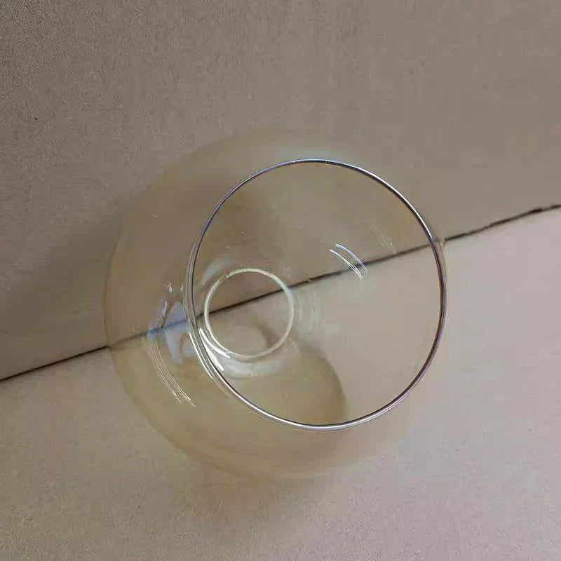 Afralia™ Glass Ball Up Down Lampshade E27/E28 Pendant Chandelier Ceiling Light Cover