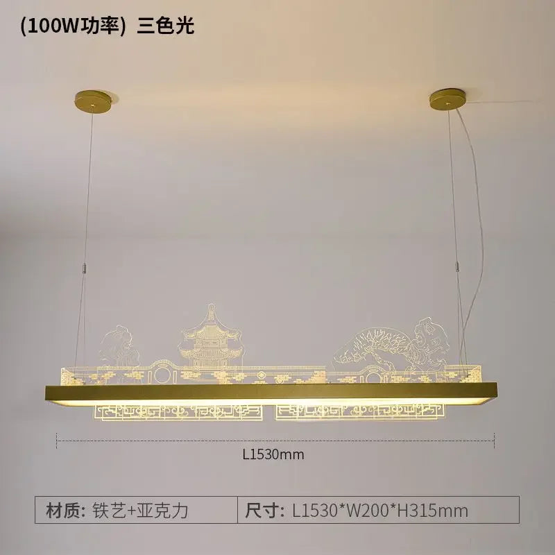Afralia™ Nordic LED Pendant Chandelier, Aluminum Acrylic Shade, Indoor Living Room Lighting