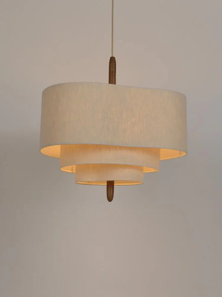 Afralia™ Wabi Sabi Japan Cloth Ceiling Chandelier for Home Decor - Elegant Island Pendant Lights