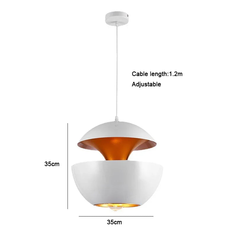 Afralia™ Modern Black White Chandelier Pendant Lights for Dining Room Bar Restaurant