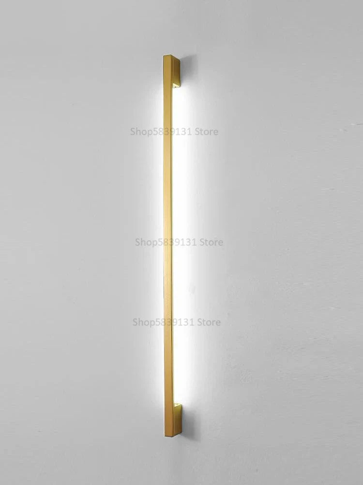 Afralia™ Linear LED Wall Lamp - Modern Nordic Style Home Decor Lighting