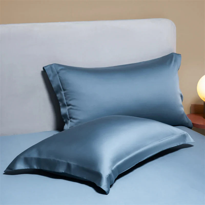 Afralia™ Egyptian Cotton Pillowcase Set - Solid Color Pillow Shams Covers
