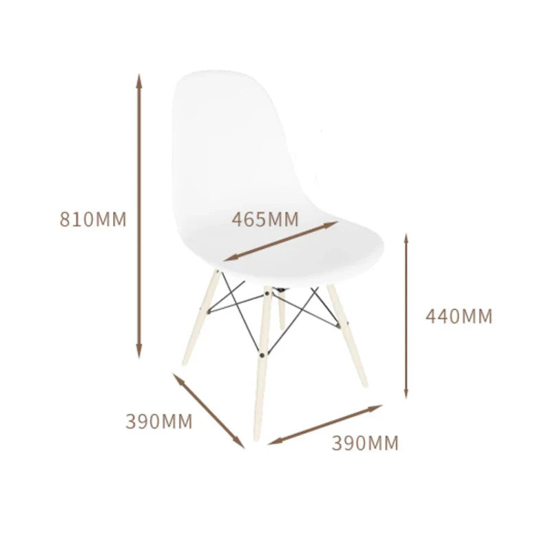 Afralia™ Waterproof Eames Chair Cover - Stretch Solid Color Seat Case, Removable Office Protector