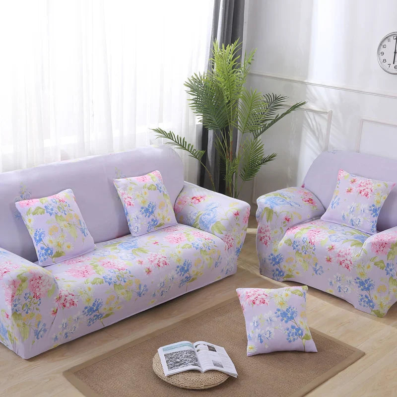 Afralia™ Stretch Sofa Cover Slipcover Protector for Couches, Printed Design, 3 Seater