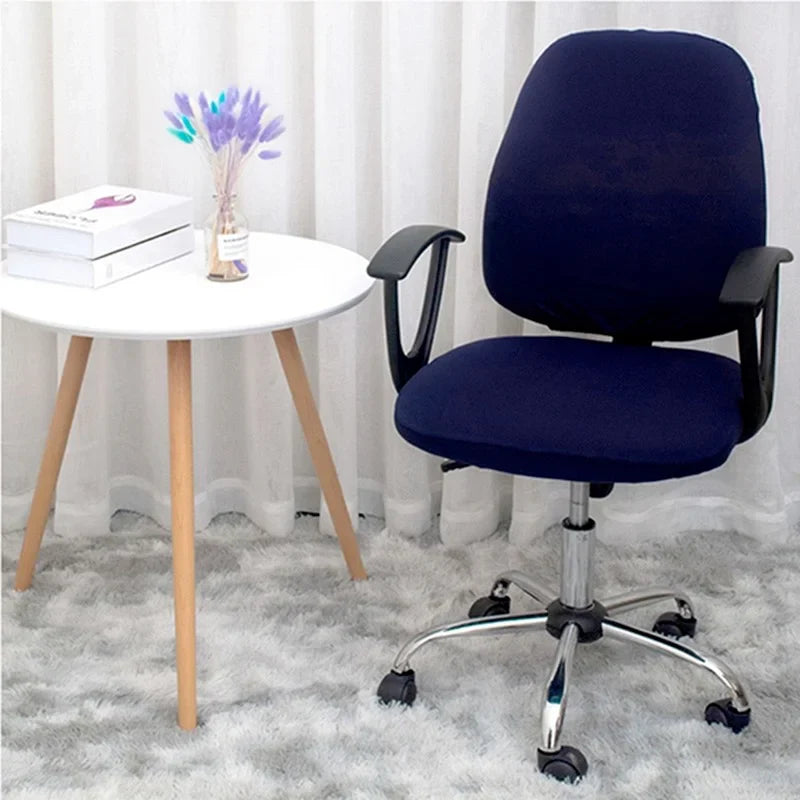 Afralia™ Printed Spandex Chair Cover: Universal Office Chair Protector for Comfort and Style